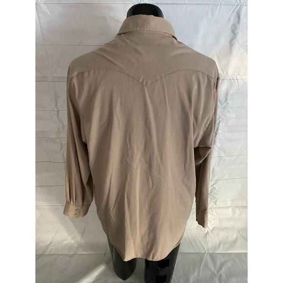Kennington of California Men's LARGE  PEARL SNAP Long Sleeve WESTERN Shirt EUC # - Picture 3 of 4